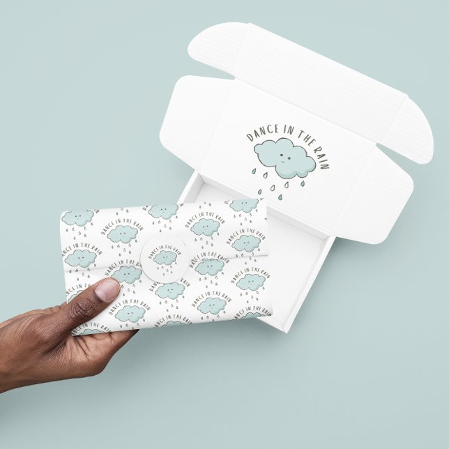 Mousseline Danse Dans Le Papier Tissu De Pluie (Encourage dancing in the rain with this cute tissue paper! )