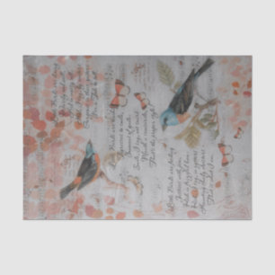 Mousseline Découpage papier de tissus - Chanter une chanson