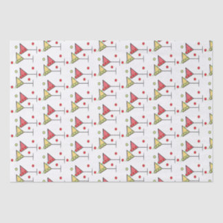 Mousseline Deux cocktails - Papier Tissu