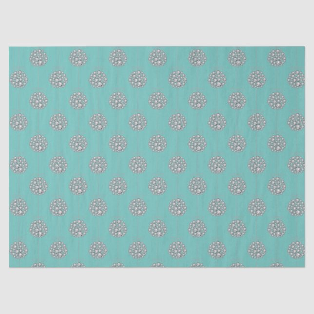 Mousseline Diamond Ornements Tissu Papier (Recto)