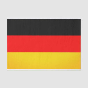 Mousseline Drapeau Allemand - Papier Tissu