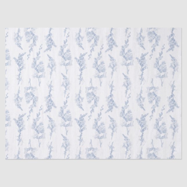 Mousseline Élégant papier cadeau botanique (Recto)