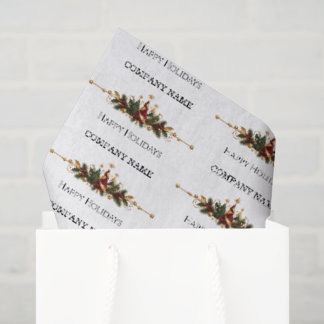 Mousseline Élégant papier cadeau de Noël d'entreprise pour le