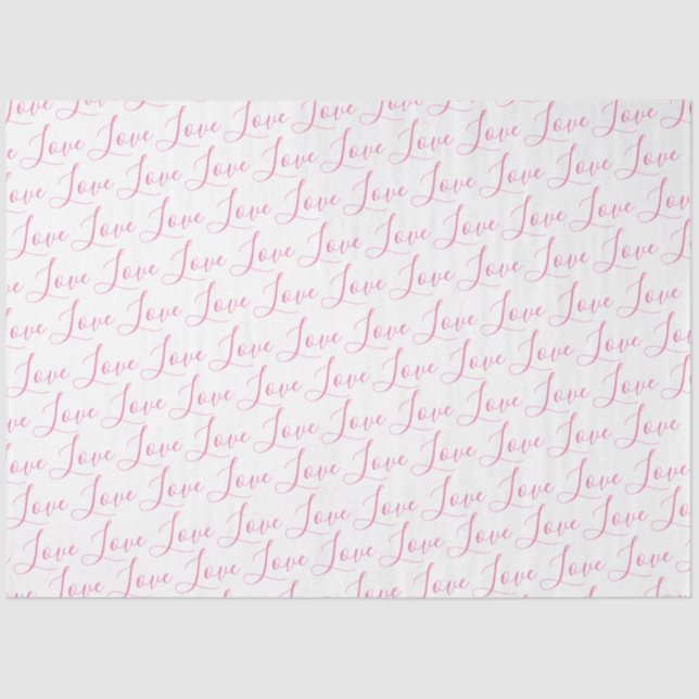 Mousseline Élégante Calligraphie Moderne Enveloppement Papier (Recto)