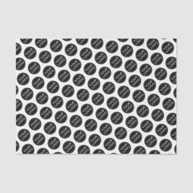 Mousseline Emballage commercial papier de logo personnalisé (Recto)