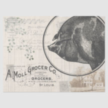 Enveloppe cadeau papier papier pour porc d'élevage