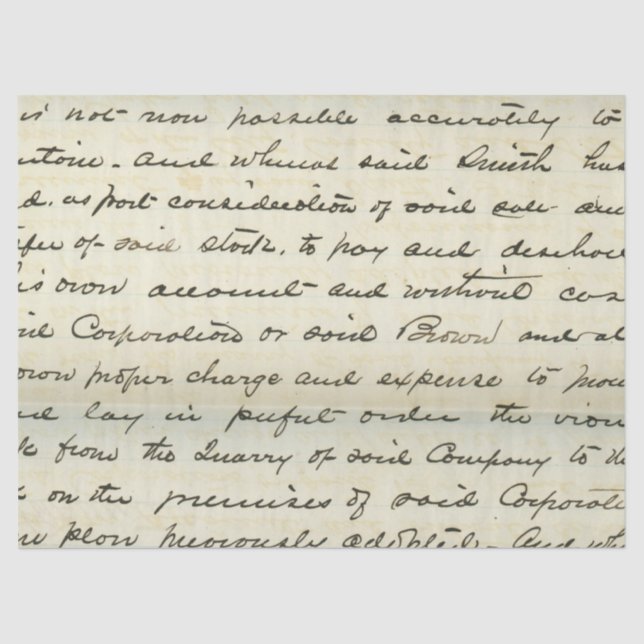 Mousseline Ephemera Antique Papier Series Design 1 (Recto)