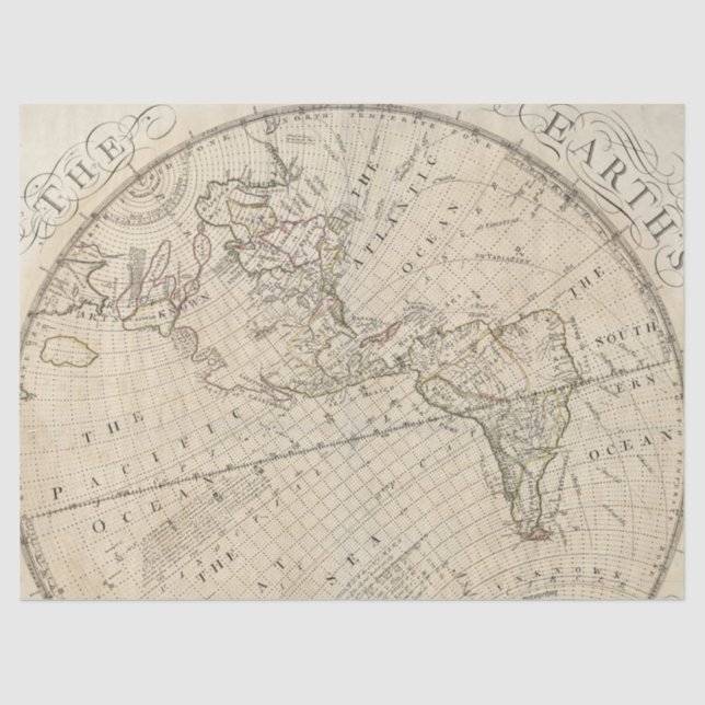 Mousseline Ephemera Antique Papier Series Design 25 (Recto)