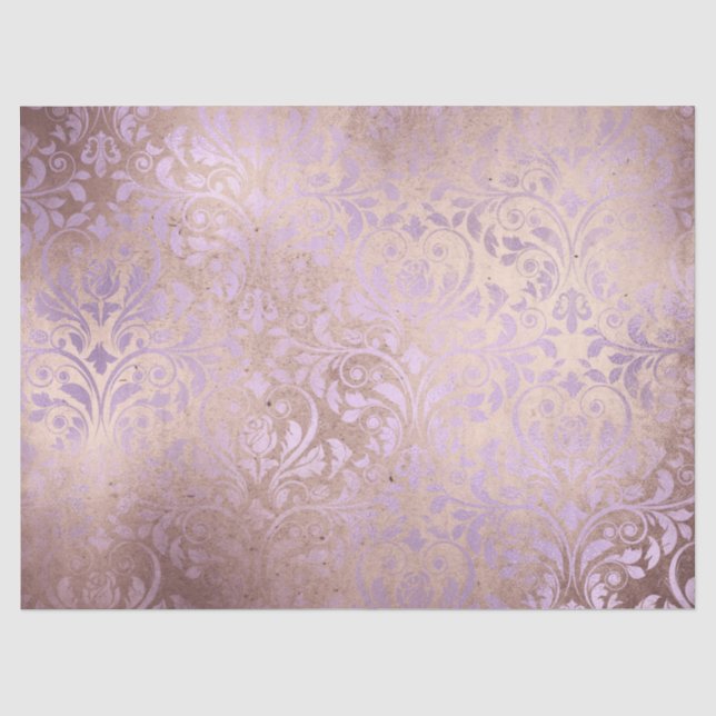 Mousseline Ephemera Lavendar Papier Series Design 18 (Recto)