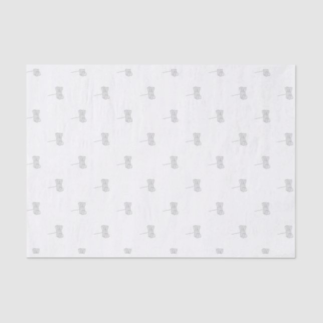 Mousseline Épingles de papier Tissu blanc de lin (Recto)