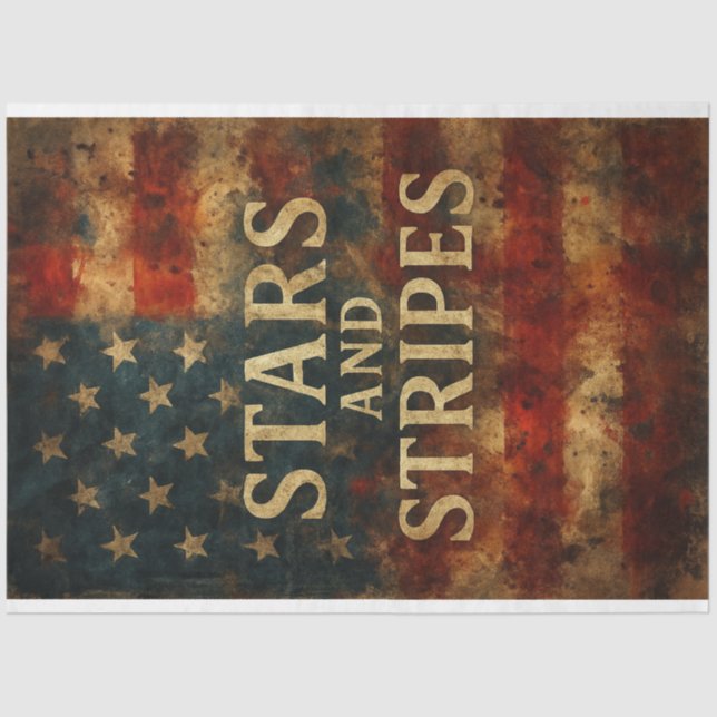 Mousseline Étoiles et rayures dans le papier découpage en dét (Recto)