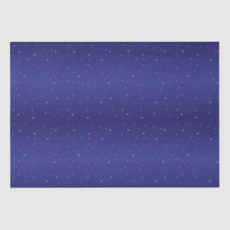 Mousseline ÉTOILES Papier Tissu OR