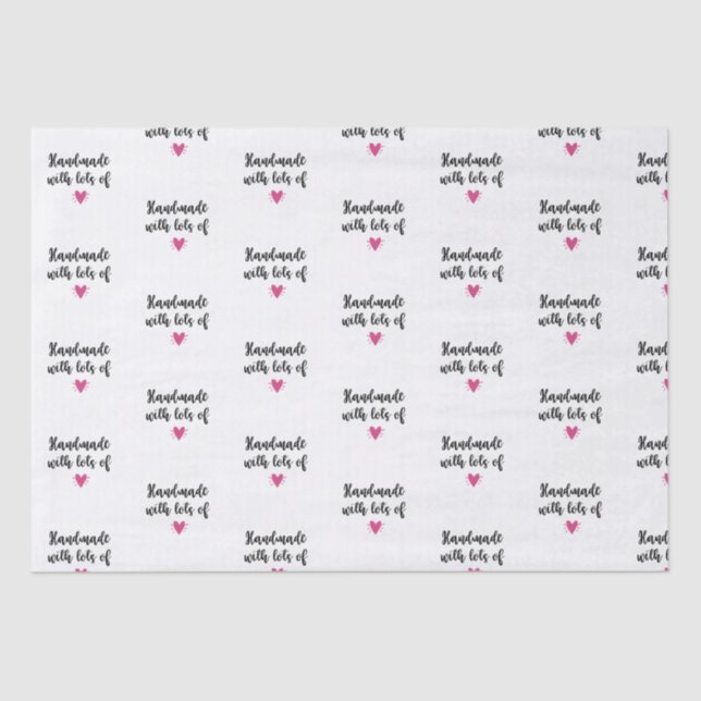 Mousseline Fabriqué à la main avec du papier Tissu d'amour (Recto)