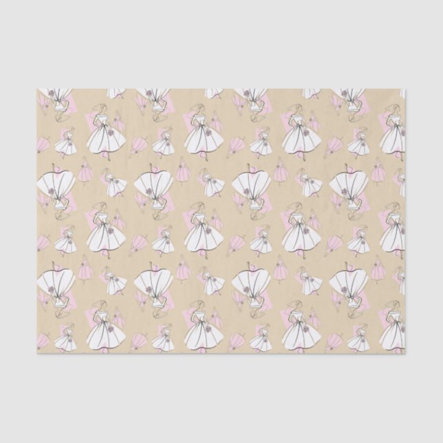 Mousseline Fashion Bride Neutral Group papier multitissu (Recto)