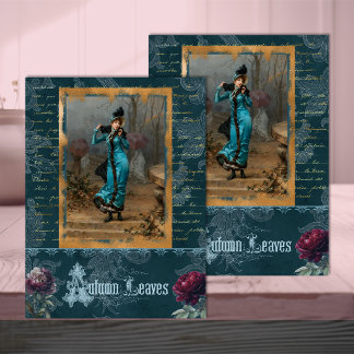 Mousseline Femme de la Belle Époque en papier de découpage sa
