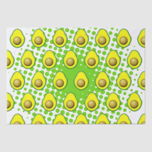 Mousseline Feuille papier d'enveloppement de dessin Avocado d