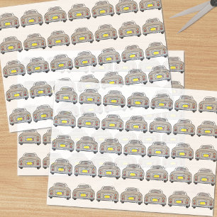 Mousseline Figarations Topaz Mist Figaro Voiture Tissu Papier