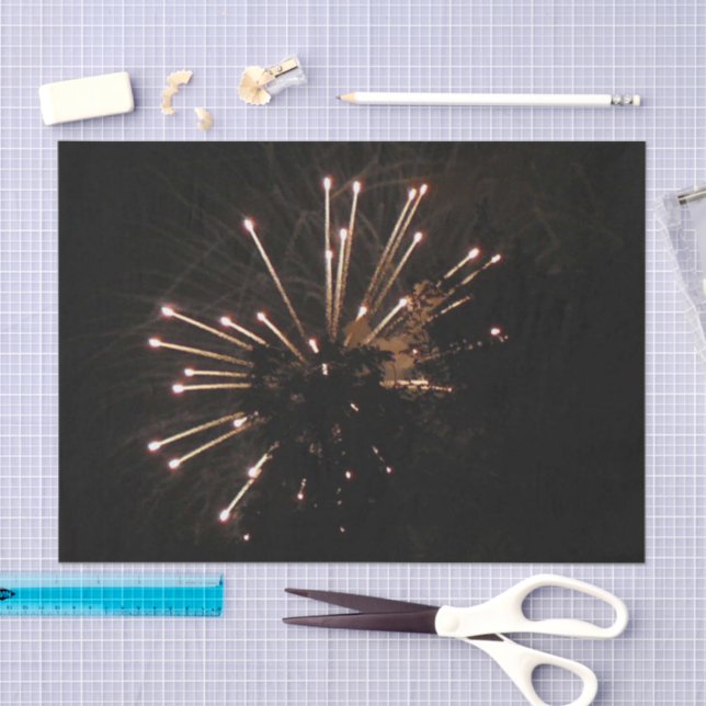 Mousseline Fireworks 5 papier tissu (Artisanat)