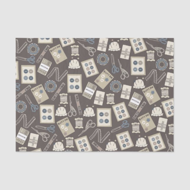 Mousseline Fournitures de couture Papier Tissu (Recto)