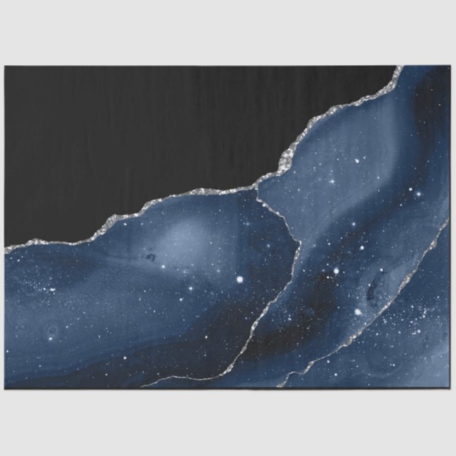 Mousseline Galaxy Agate Series Design 21 Tissu Papier (Recto)