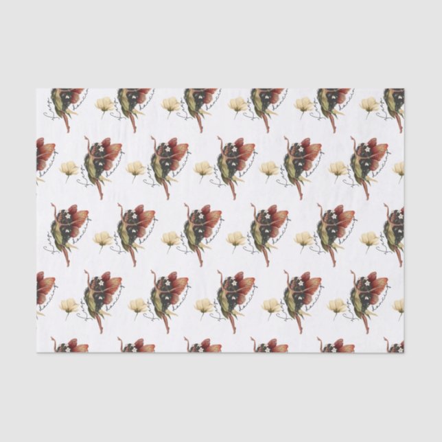 Mousseline Garder le papier tissu fée de la danse (Recto)