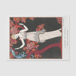Mousseline George Barbier, Papier Tissu Art Déco