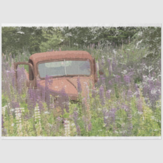 Mousseline GMC à Lupines 18 lb. Papier de découpage de tissus
