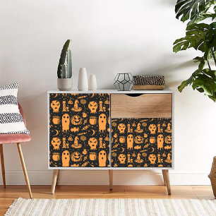 Mousseline Halloween gothique Découpage éphémère papier de ti