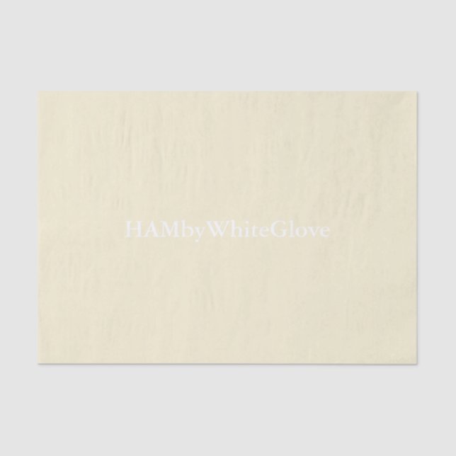 Mousseline HAMbyWG - Papier de tissus - crème douce (Recto)