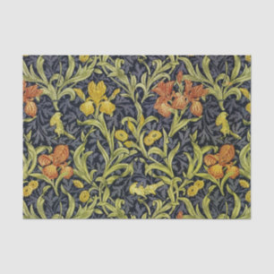 Mousseline Iris William Morris Motif Tissus Papier papier