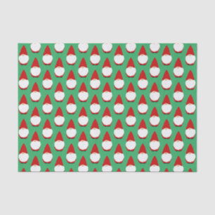 Mousseline Joli Noël gnome motif papier cadeau de tissu