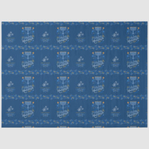 Mousseline Joyeux papier de tissu Hanoukka pour cadeaux
