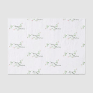 Mousseline Joyeux papier de tissus de Noël