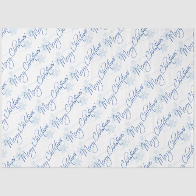 Mousseline Joyeux papier de tissus de Noël (Recto)