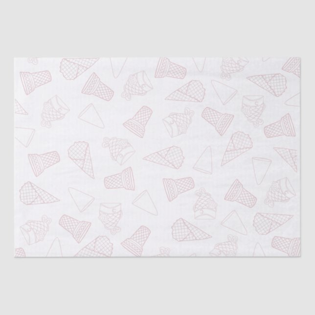 Mousseline Juste du papier Tissu rose (Recto)