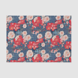 Mousseline Kimono inspiré japonais tissu motif Papier