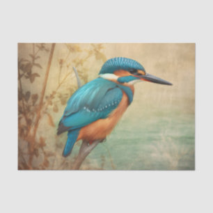 Mousseline KINGFISHER beau papier découpage