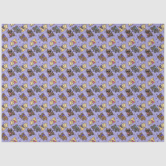 Mousseline KiniArt Cairn Parade Tissu Papier