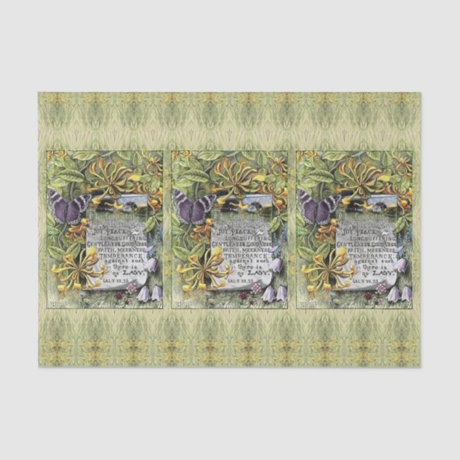 Mousseline Le Fruit De L'Esprit Papier Tissu (Recto)