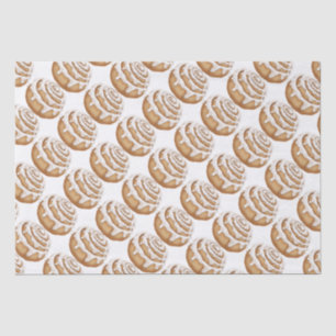 Mousseline Le petit pain de cannelle a glacé le papier de