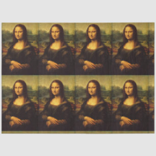 MOUSSELINE LEONARDO DA VINCI MONA LISA ART TISSUE PAPIER