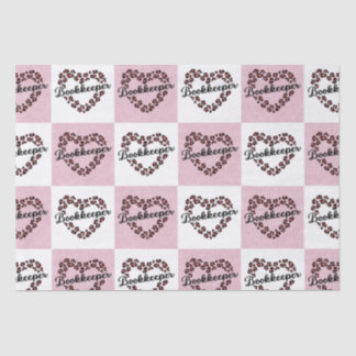 Mousseline Livre Leopard Heart Frame Papier Tissu