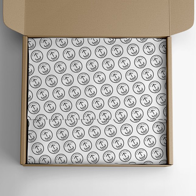 Mousseline Logo de papier tissu personnalisé pour les emballa (Custom Tissue Paper for Business Packaging Logo)