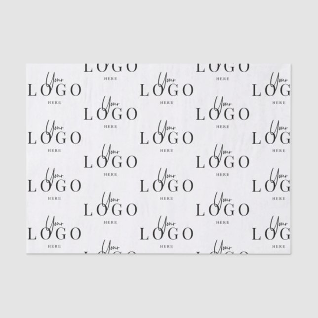 Mousseline Logo Personnalisé Pape de bande de papier Packagin (Recto)