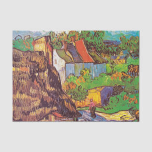 Mousseline Maisons d'Auvers Van Gogh Papier découpage