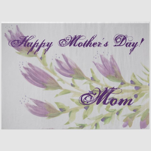 Mousseline Maman - Papier Tissu (Recto)