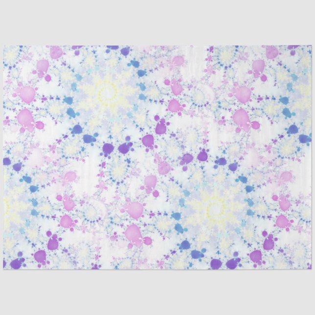 Mousseline Mandala Spring Un Papier Tissu (Recto)