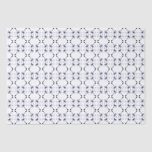 Mousseline Marine Blanc Bleu Bleu Rose Gavel Tissu Papier
