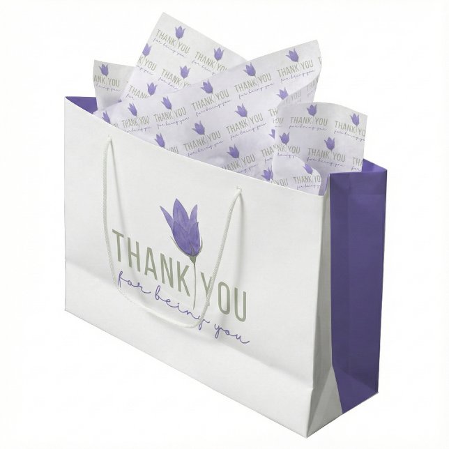 Mousseline Merci Pour Être Vous Tissus Papier (Show your gratitude with this lovely, "Thank you for being you" tissue paper! )