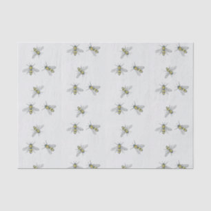 Mousseline Miel Abeille Abeille Acheteur Papier cadeau